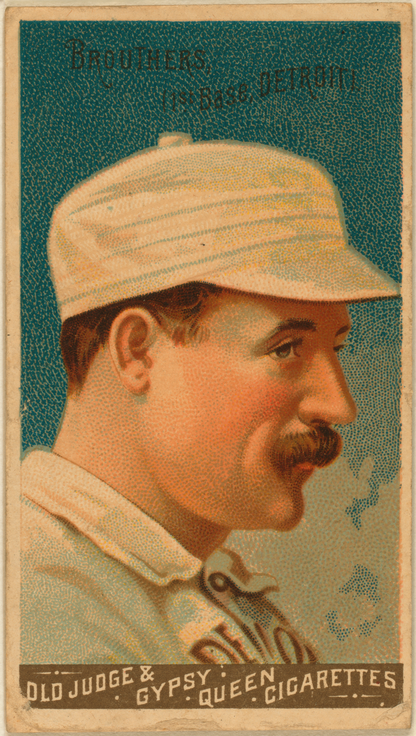 1888年のタバコカードに描かれたブローザース