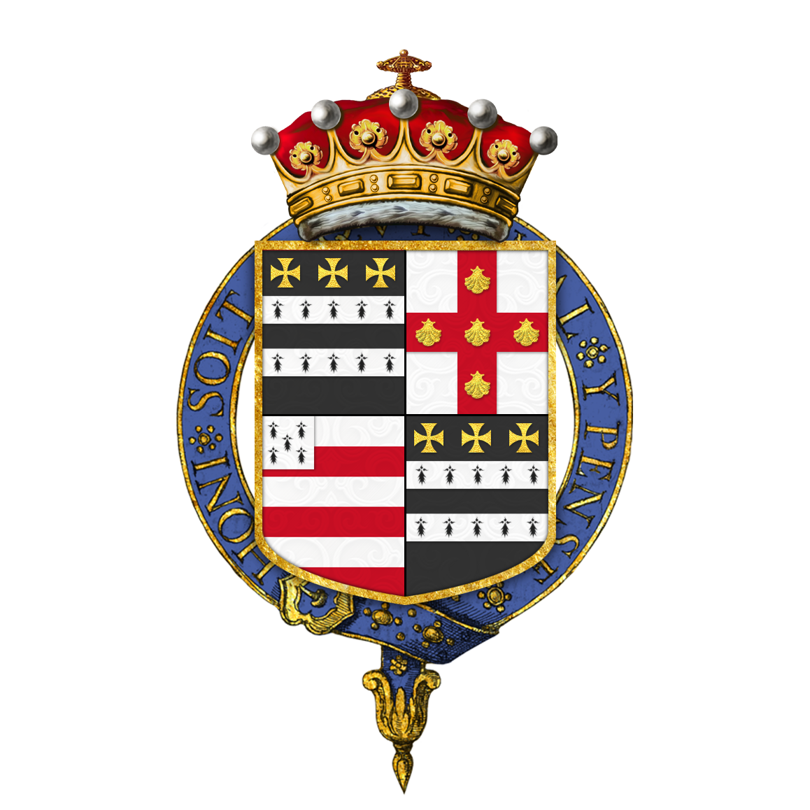 Huy hiệu của Henry Bathurst, Bá tước Bathurst thứ 3