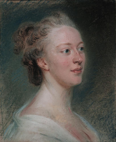 モーリス・カンタン・ド・ラ・トゥールによるイザベル・ド・シャリエール(1766年)