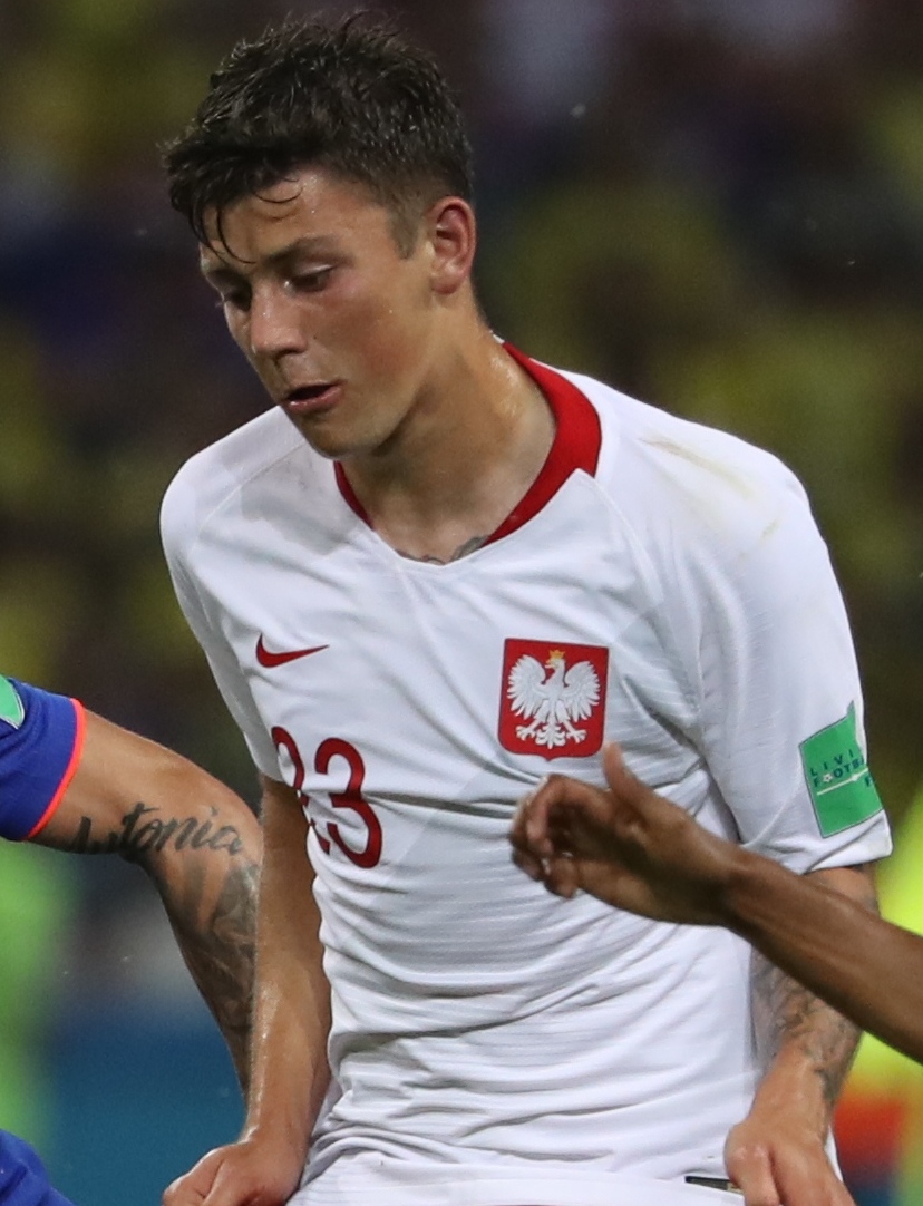 다비트 코브나츠키가 2018 FIFA 월드컵에서 폴란드 대표로 출전한 모습