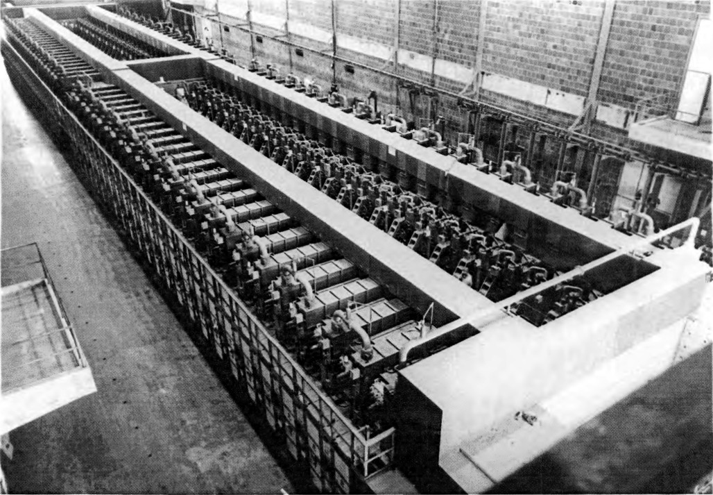 A long, rectangular-shaped structure