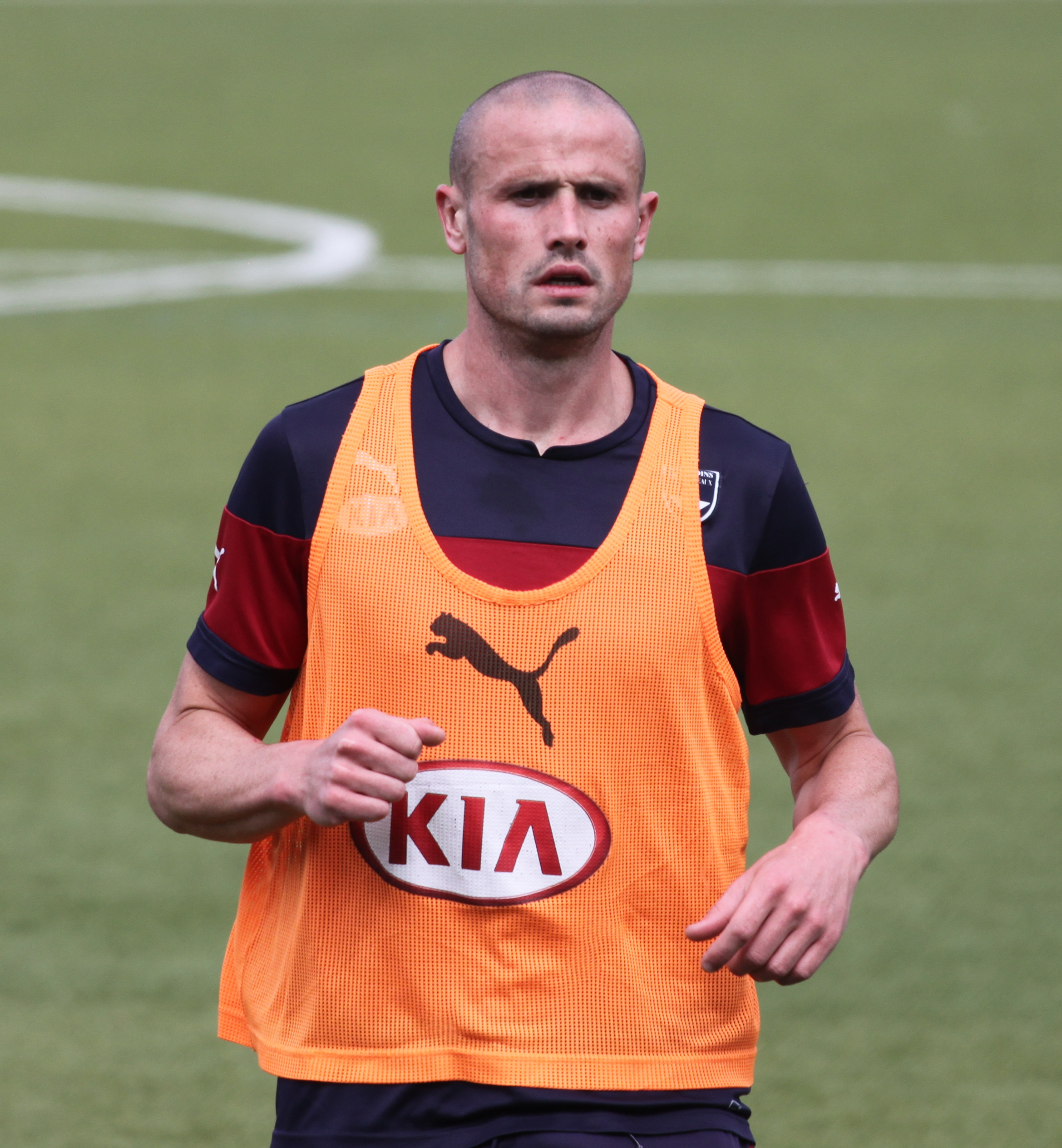 2015년 FC 지롱댕 드 보르도 훈련 중인 니콜라 팔루아