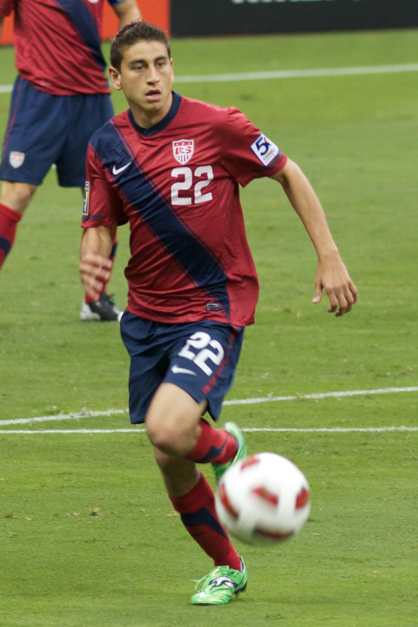Alejandro Bedoya의 2011년 CONCACAF 골드컵 준결승전 출전 모습