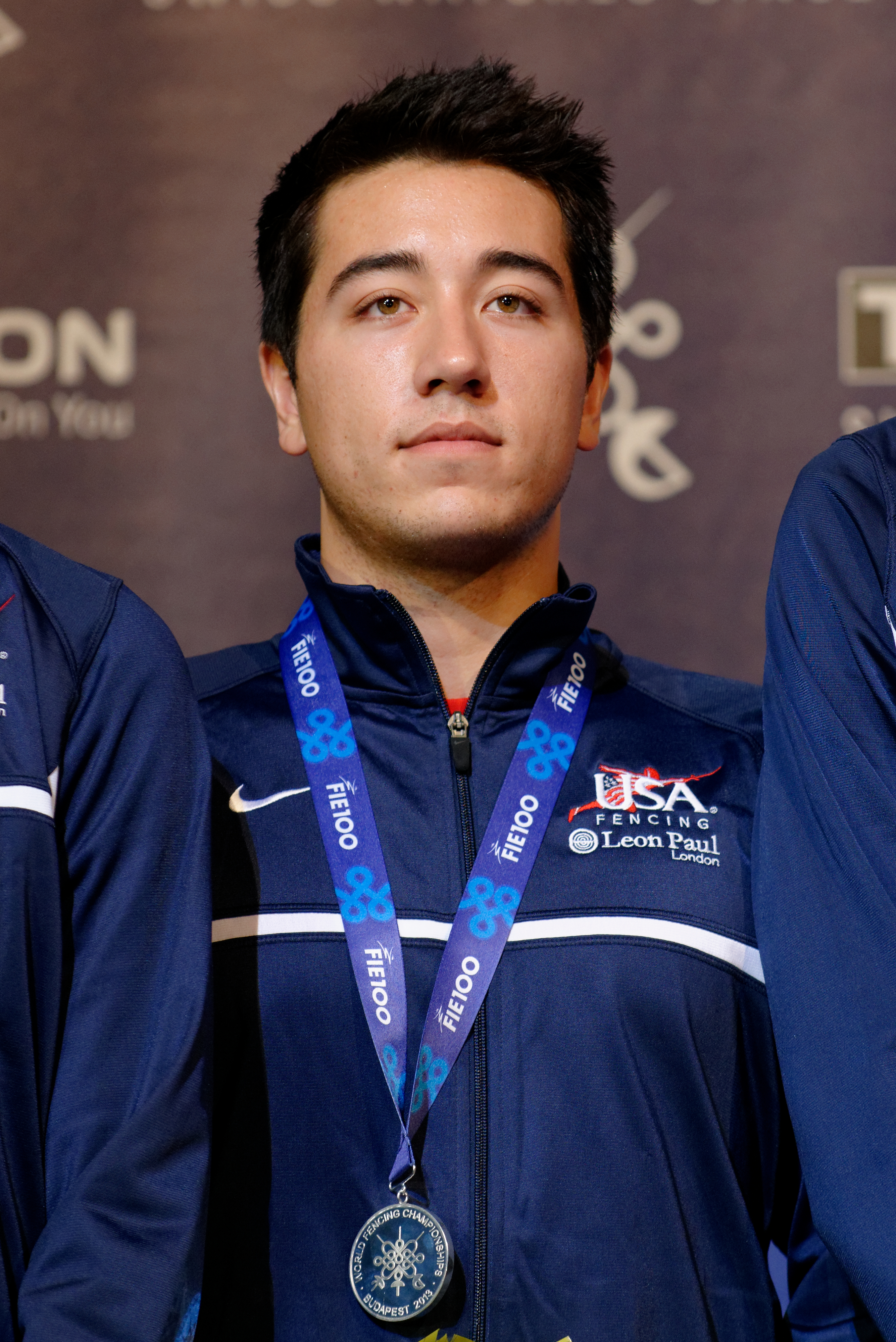 2013년 세계 펜싱 선수권 대회에서 메달을 획득한 마인하트