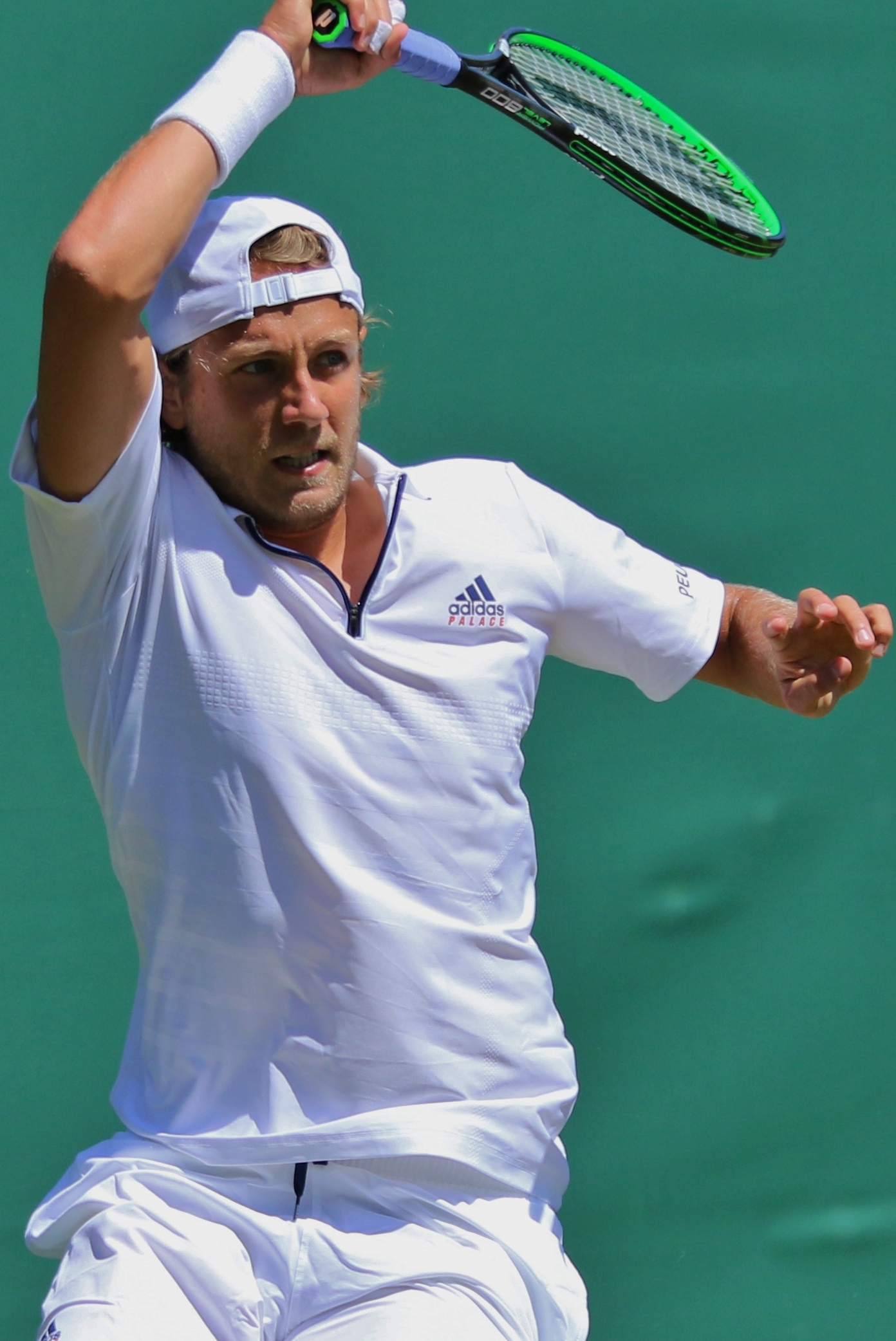 Pouille at the 2018 Wimbledon Championships