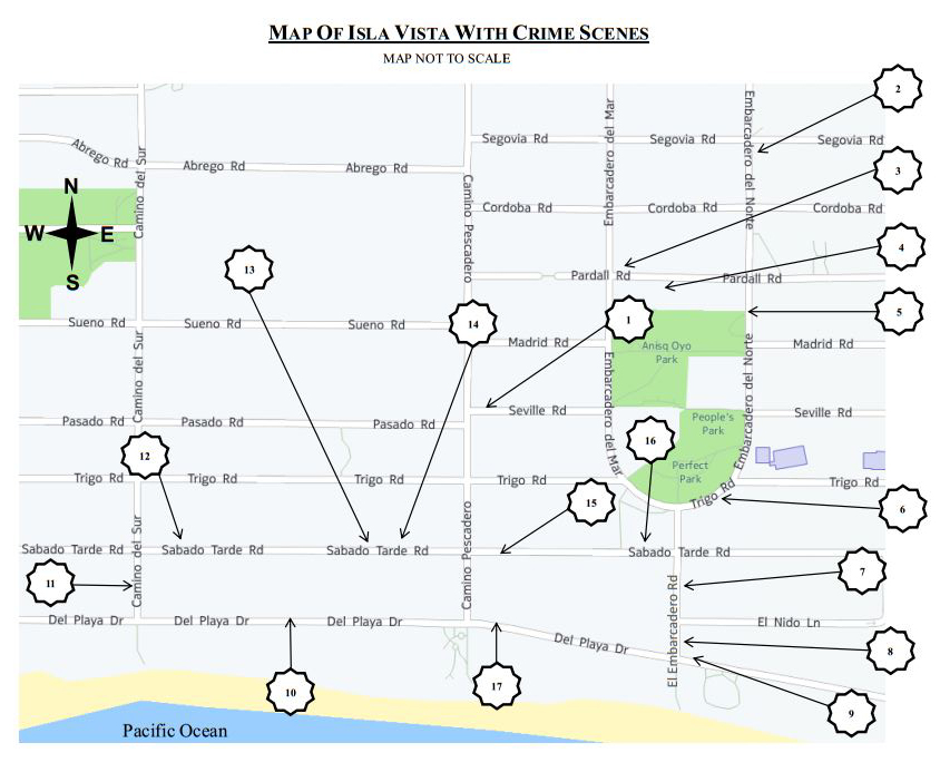 로저의 공격 순서와 위치를 보여주는 지도