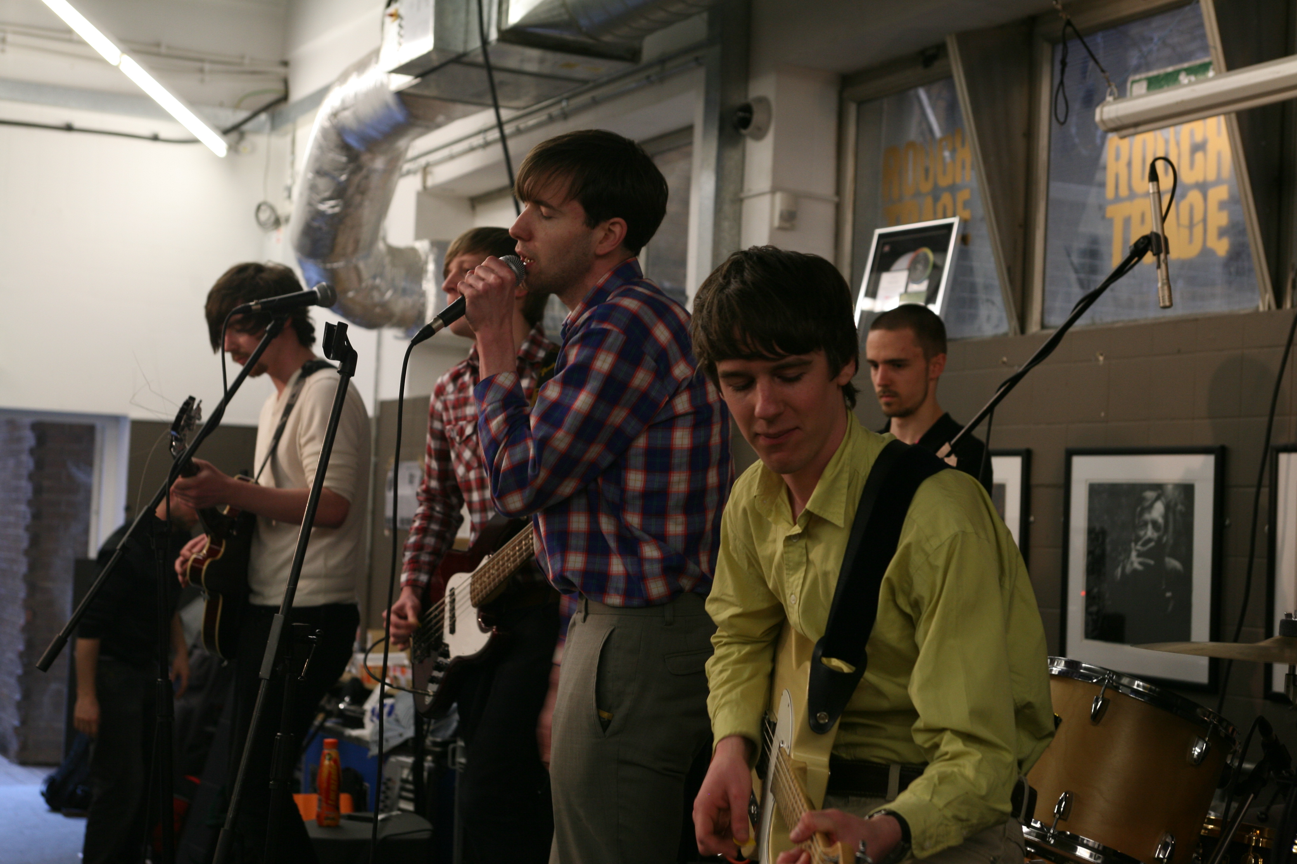 Dutch Uncles performing