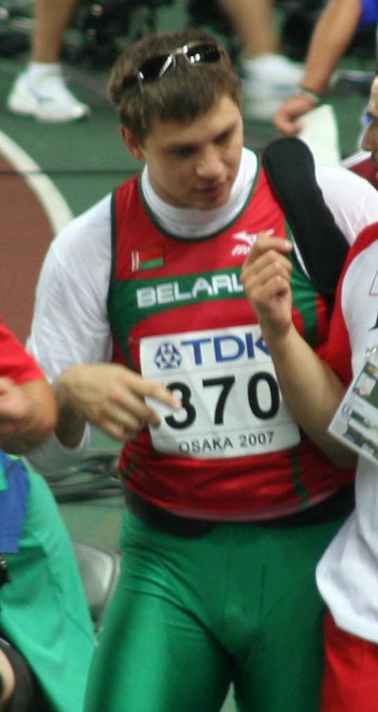 2007년 오사카 세계 육상 선수권 대회에 참가한 바딤 데뱌톱스키