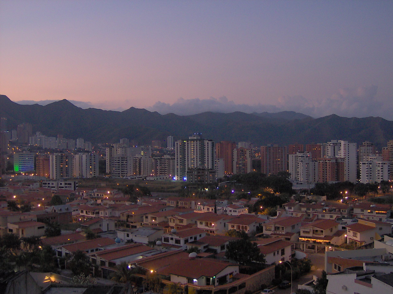 Đường chân trời Valencia, Venezuela