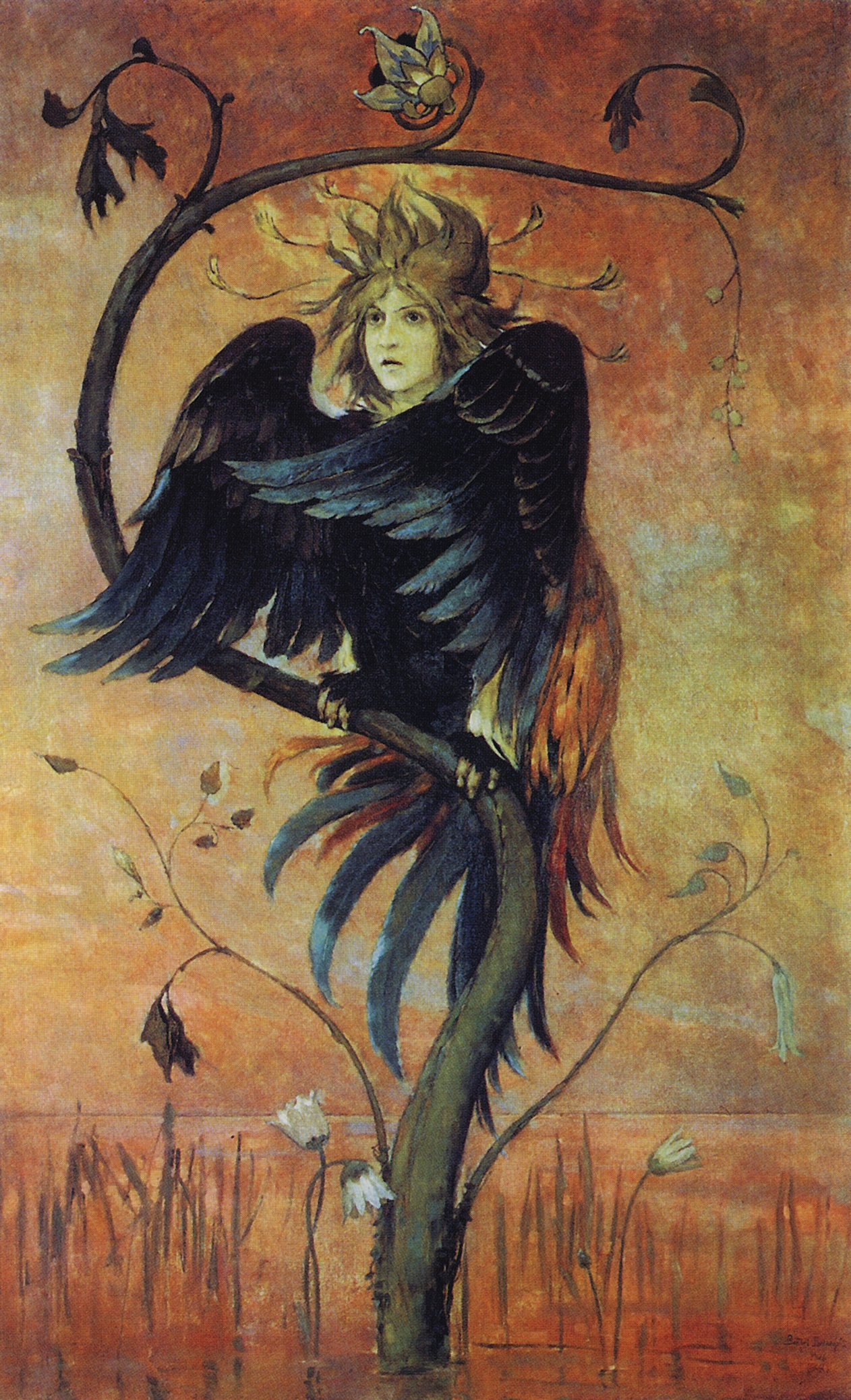 Gamayun the prophetic bird, 1898