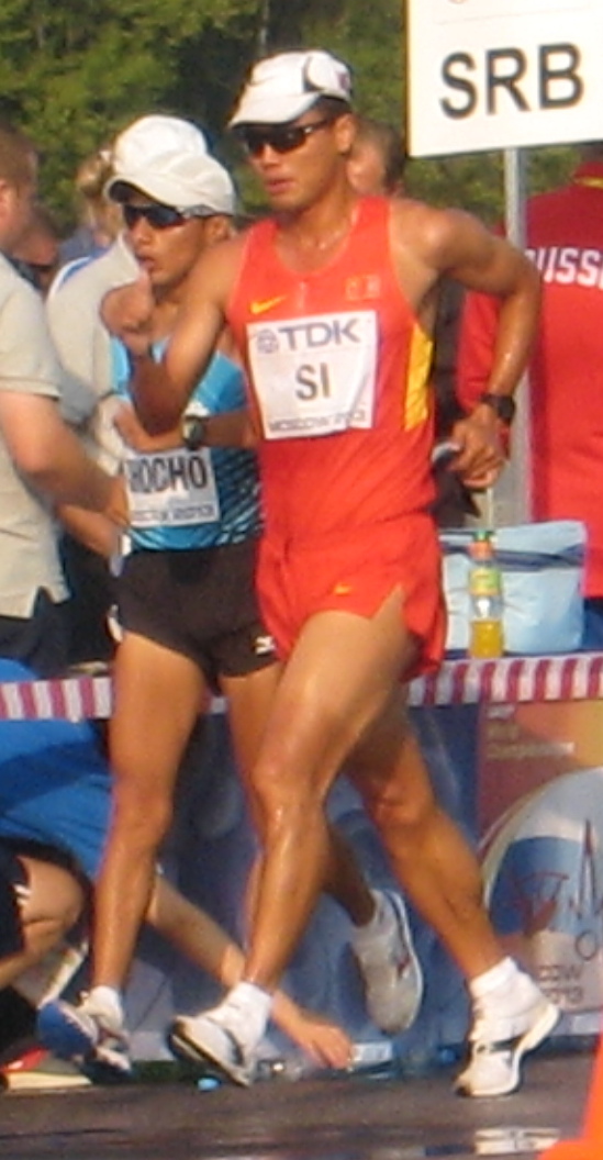2013년 세계 육상 선수권 대회에 참가한 쓰톈펑