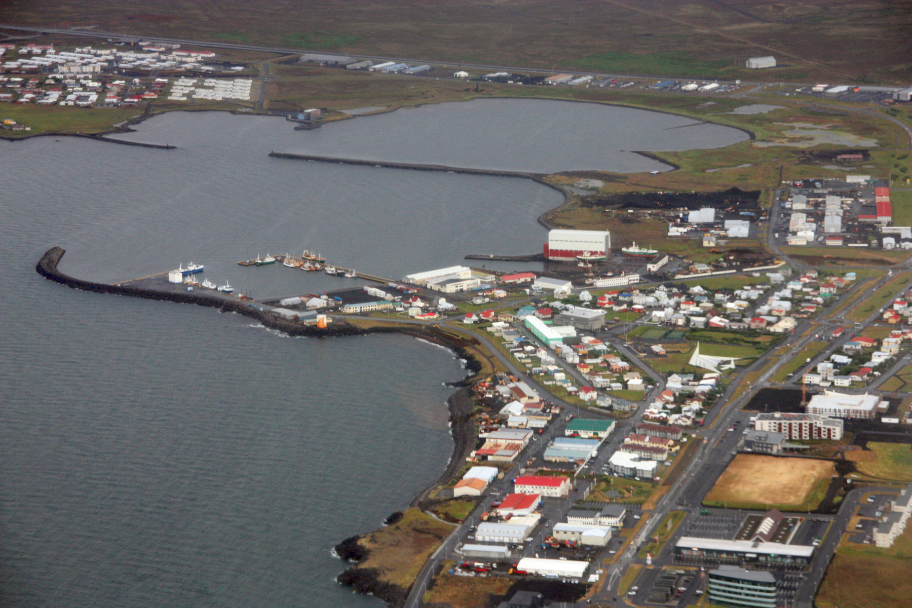 Pemandangan Ytri-Njarðvík di Reykjanesbær.