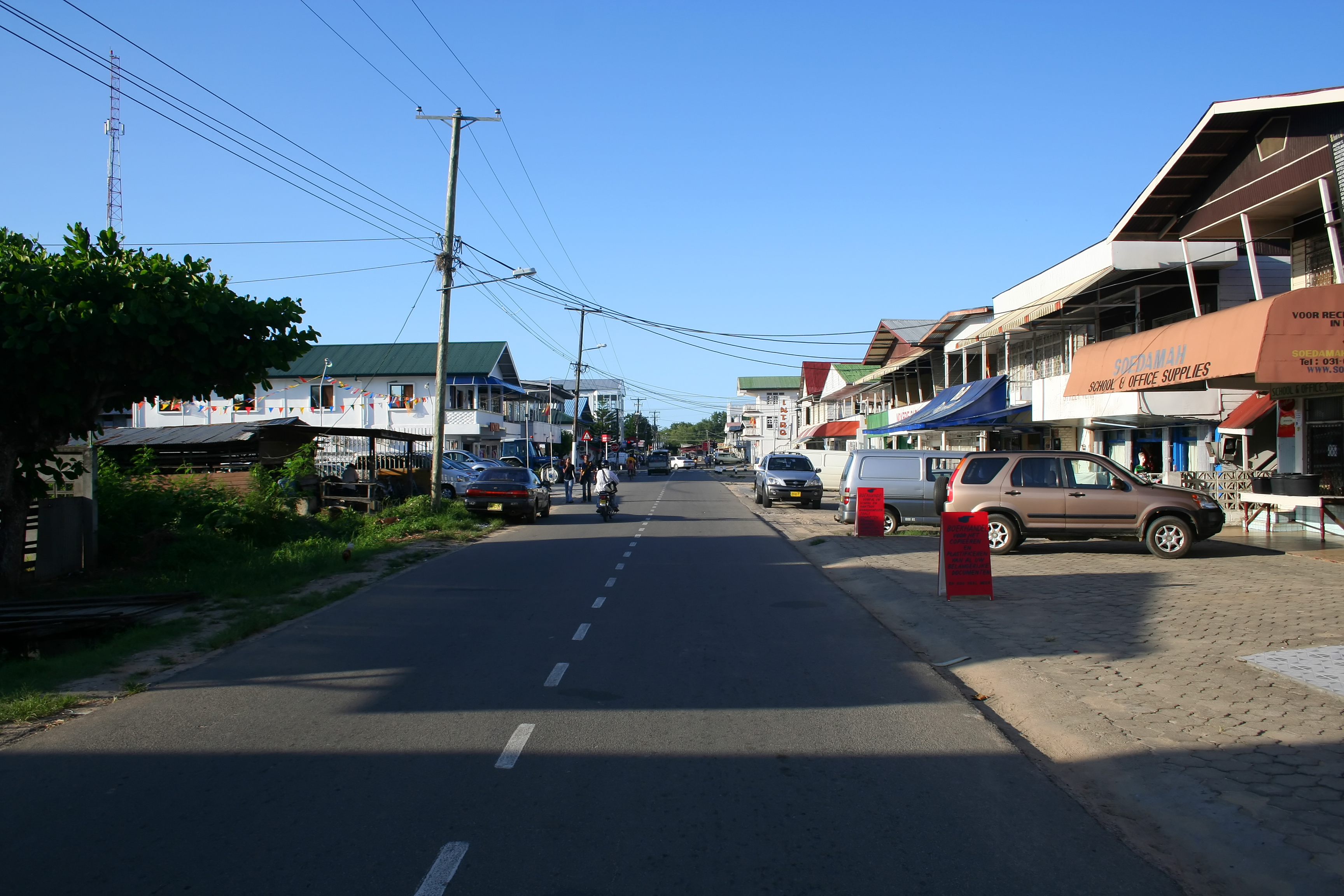 Pemandangan Nieuw Nickerie.