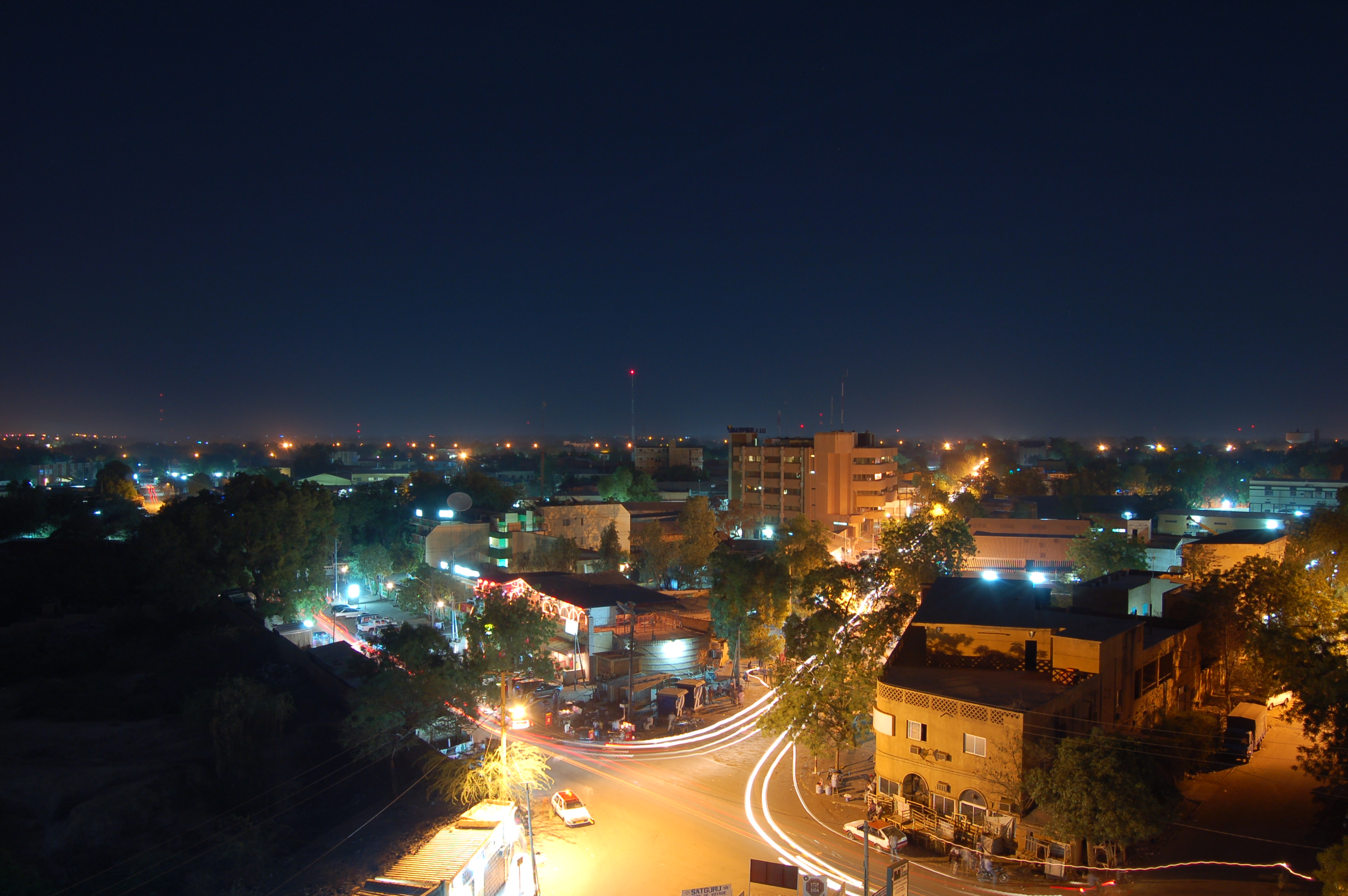 Niamey, thủ đô và trung tâm kinh tế của Niger.