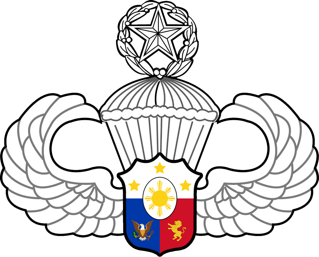 필리핀 강하 훈련사 배지