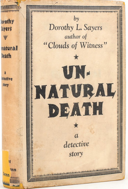 Unnatural Death 책 표지