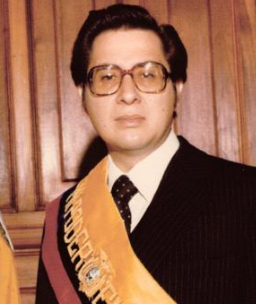 Jaime Roldós Aguilera, Ecuador's first democratically elected president after the military juntas, served from 1979 until his death in 1981.