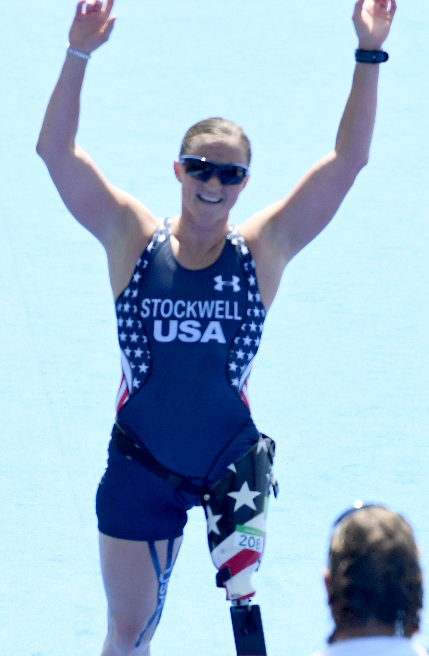 2016년 리우데자네이루 패럴림픽에 참가한 멜리사 스톡웰