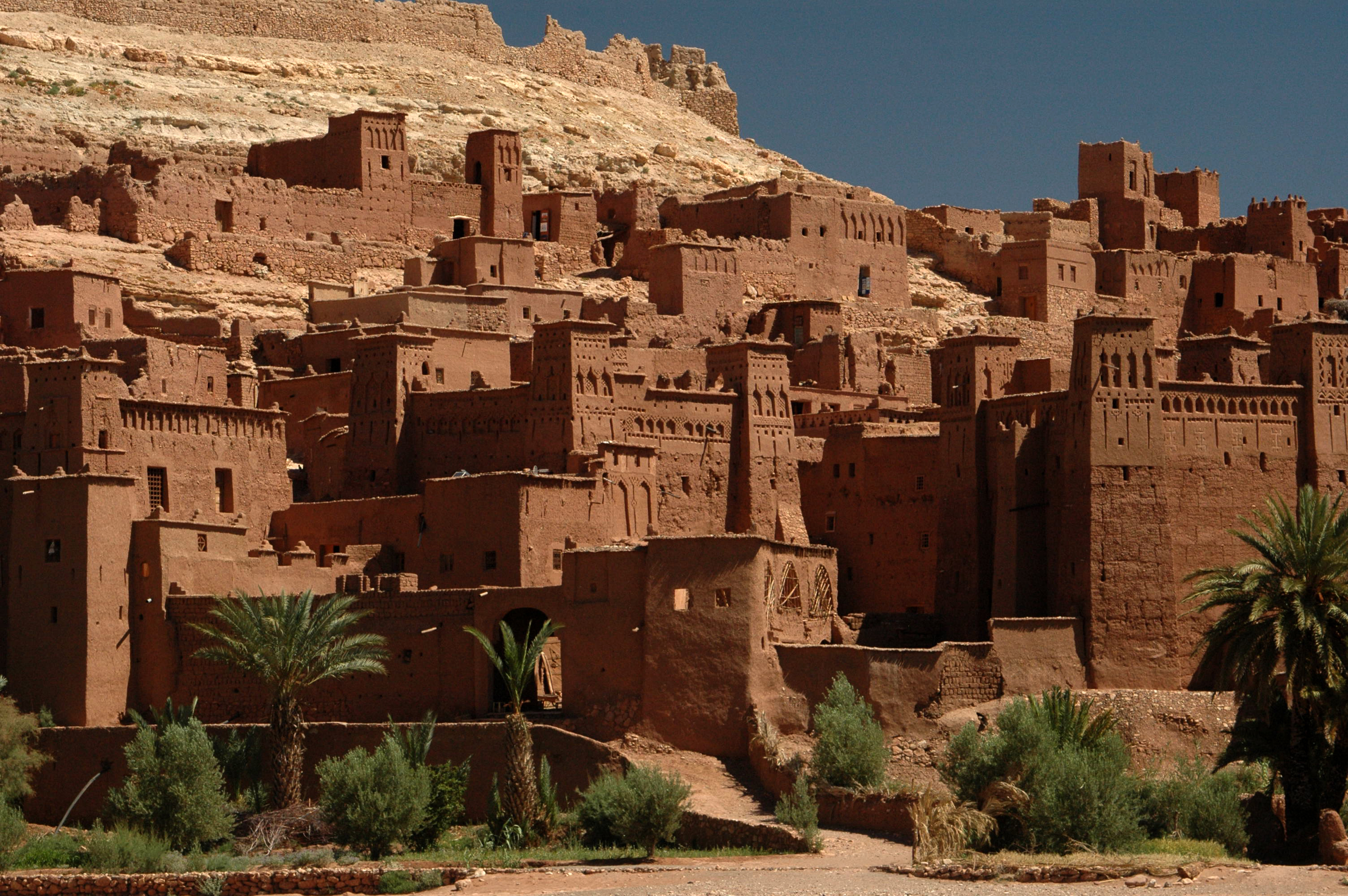 The Ksar of Aït Benhaddou, a UNESCO World Heritage site.