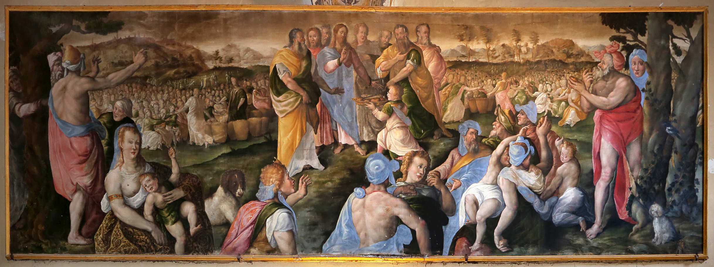 Ludovico Dondo, Multiplication of the Loaves and Fishes, 1635