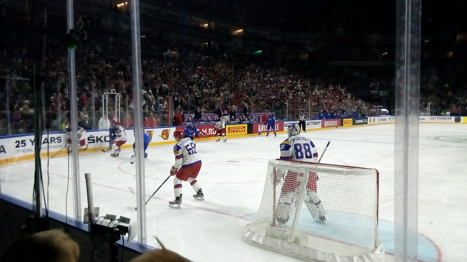 2017년 IIHF 세계 선수권 대회 당시 바실렙스키.