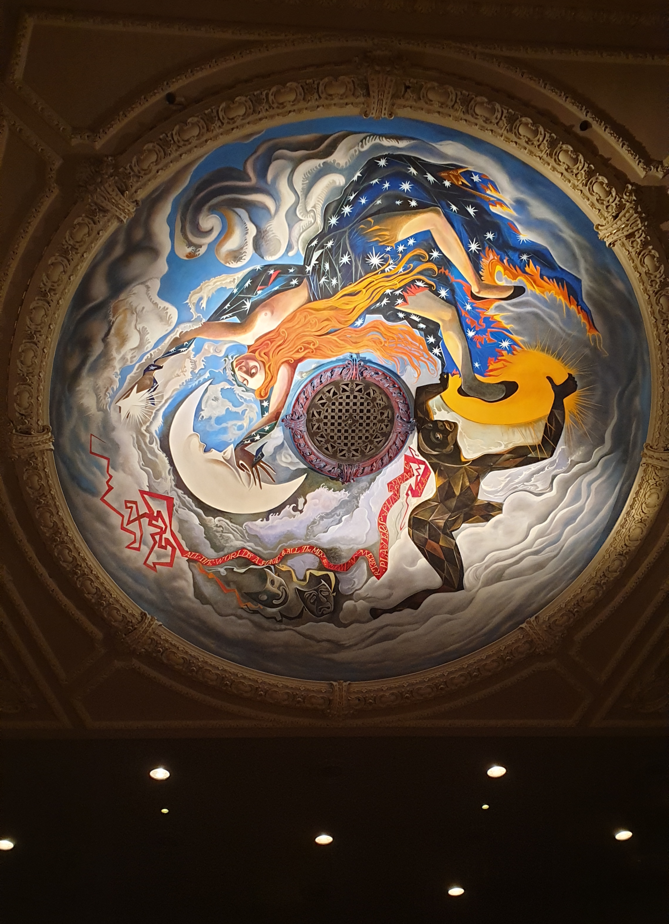 2013년 에든버러 킹스 극장의 존 번 벽화