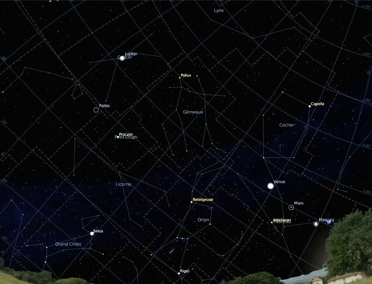 교황 레오 9세가 사망한 날 황혼의 하늘.