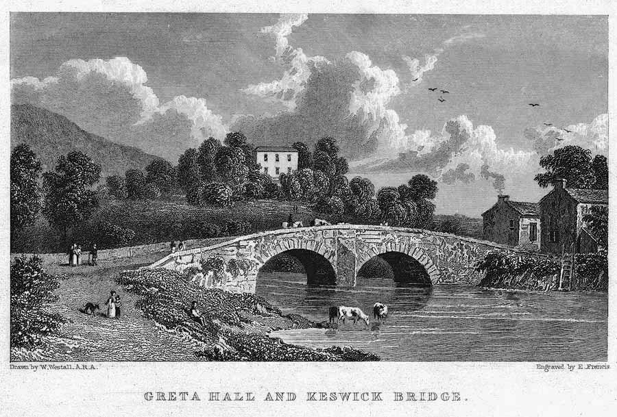19th century drawing of substantial country house