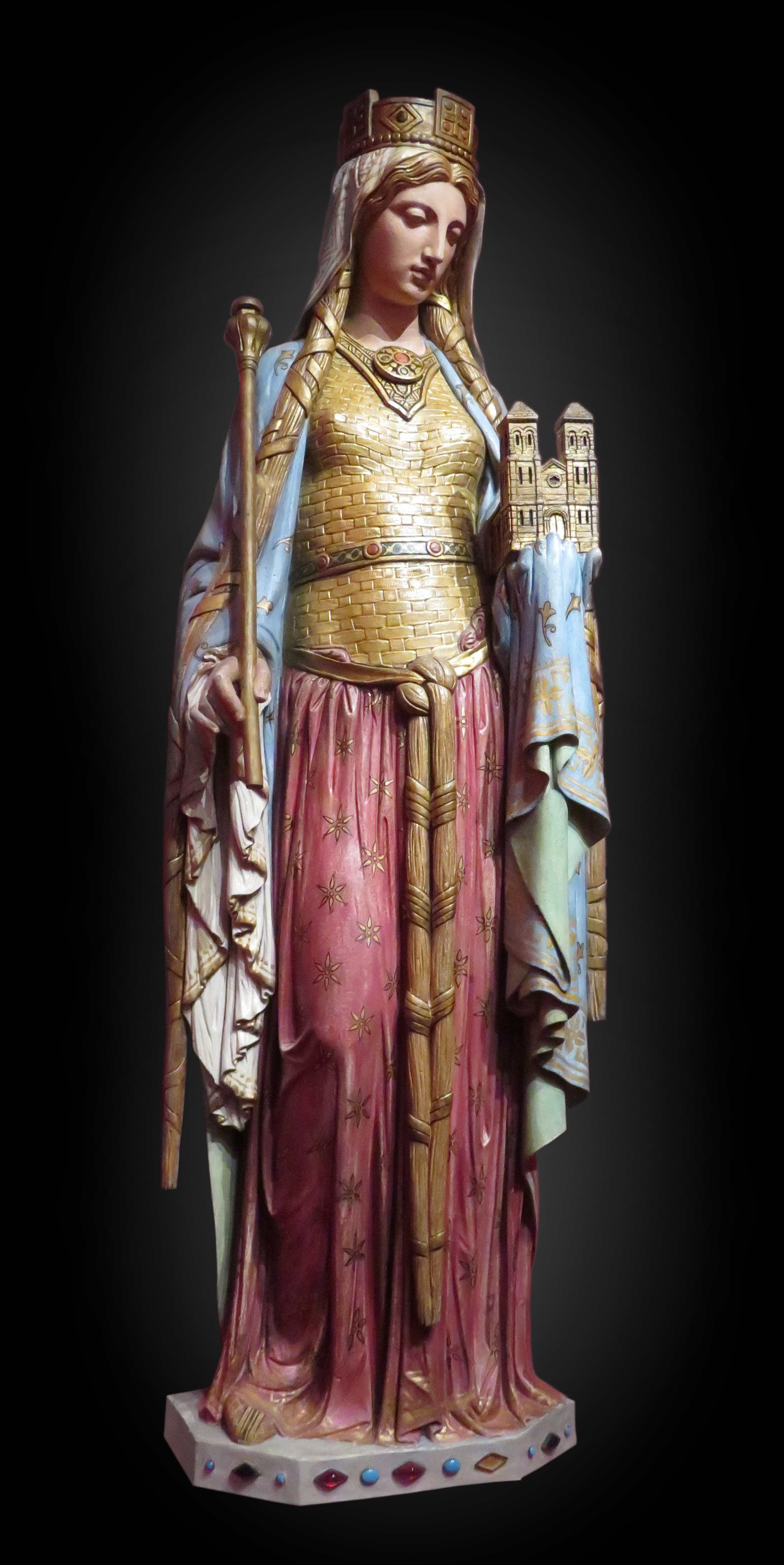 Statue of Saint Clotilde by Eugène Guillaume and Alexandre-Dominique Denuelle