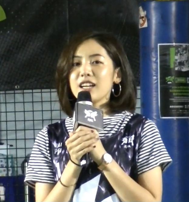 Huang giving a speech (2019)