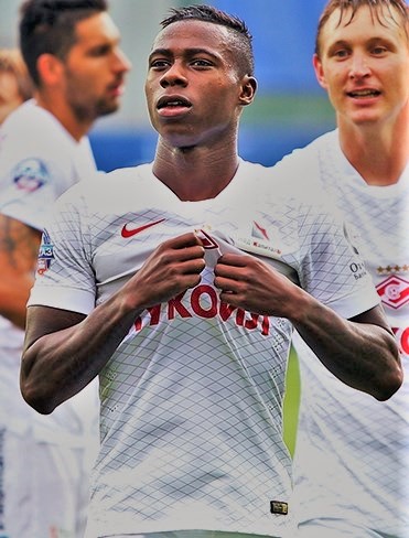 Promes playing for Spartak Moscow in August 2014