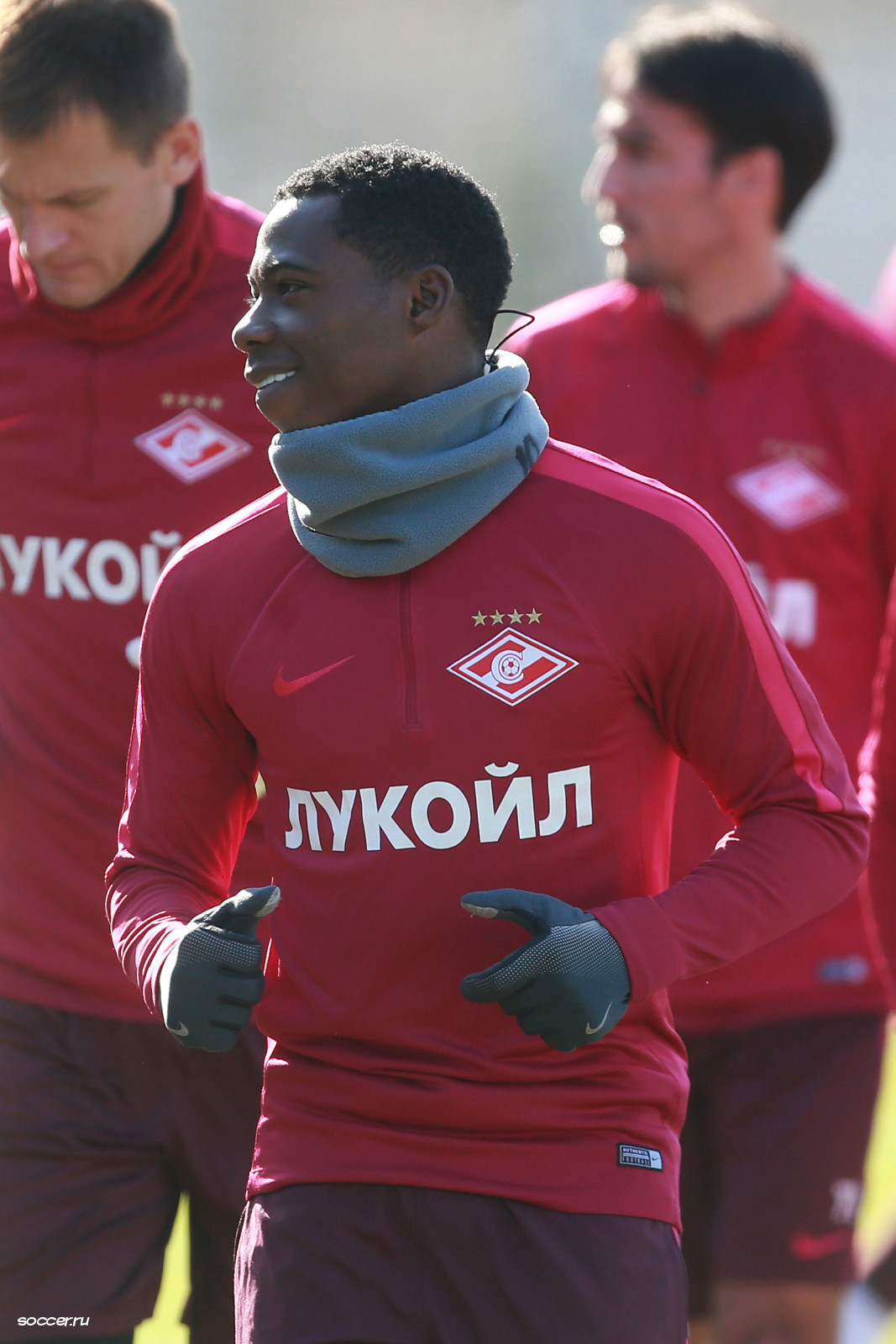 Promes training with the squad in March 2017