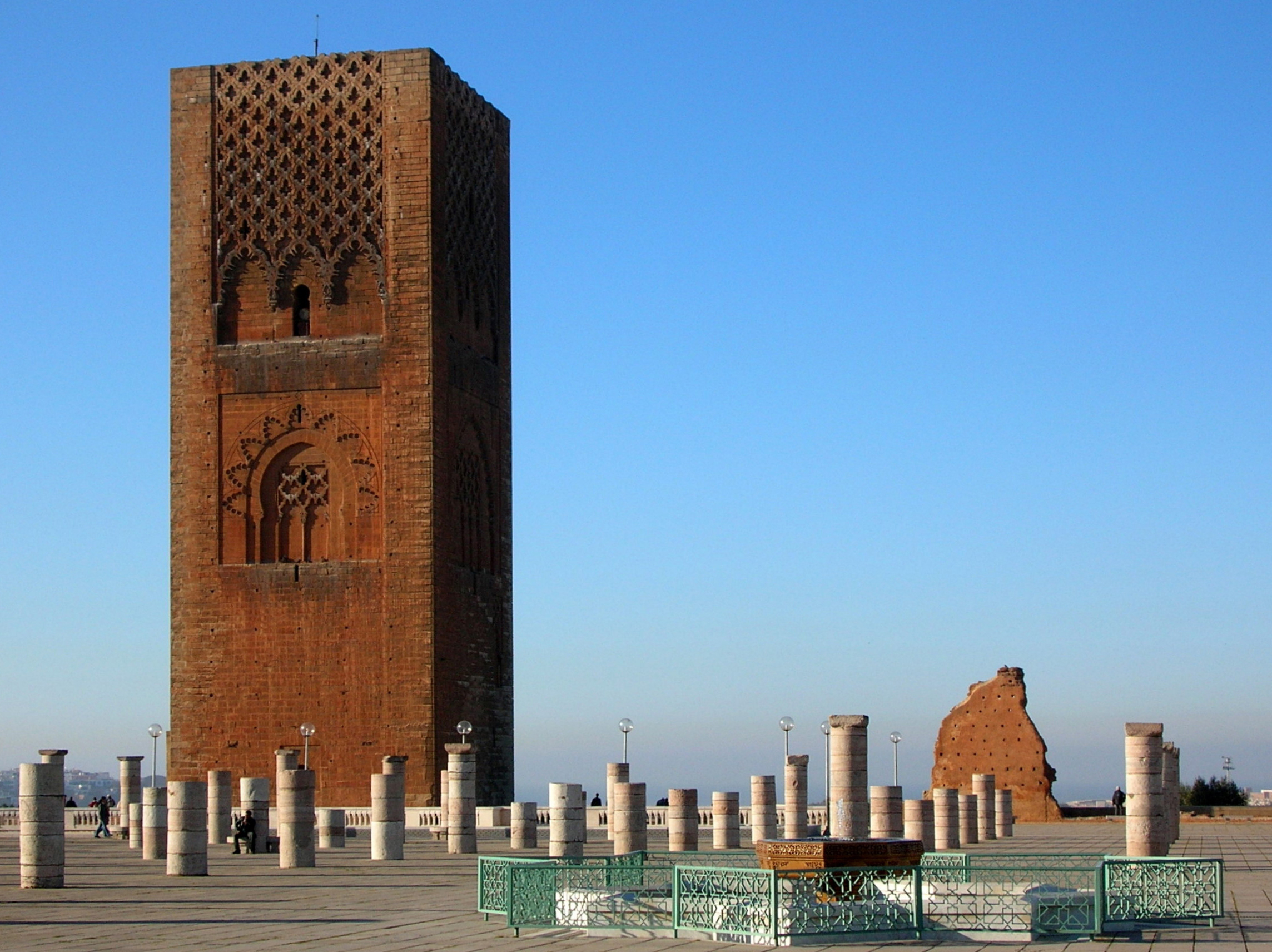 Hassan Tower in Rabat, built during the Almohad era.