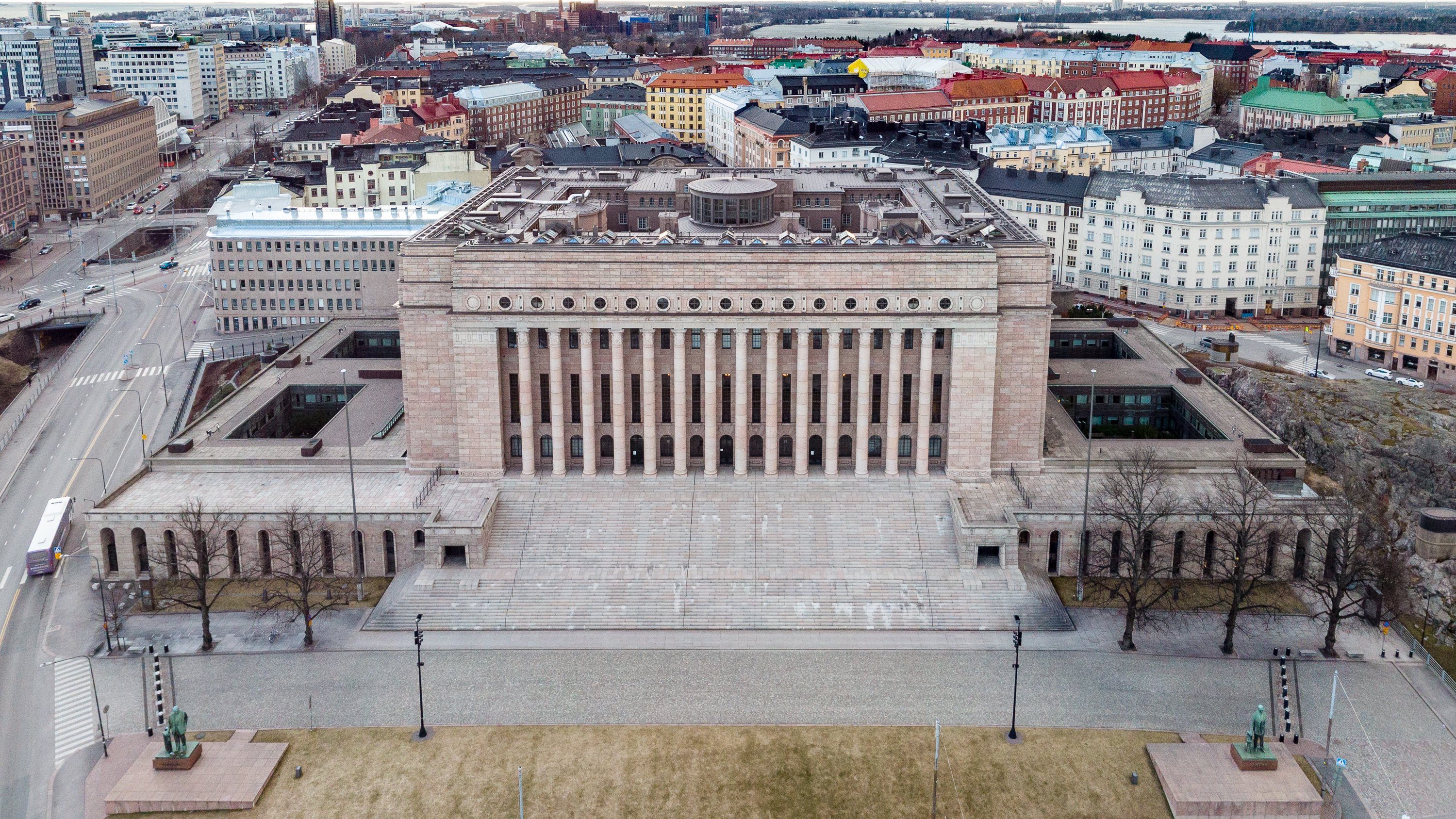 Tòa nhà chính của Quốc hội Phần Lan ở Helsinki