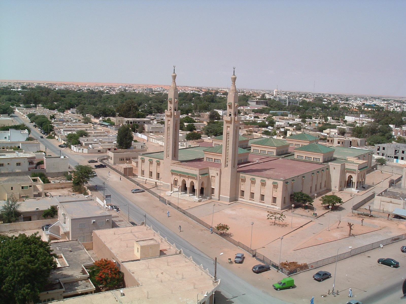 The Saudi Mosque in Nouakchott, the capital and largest city of Mauritania.