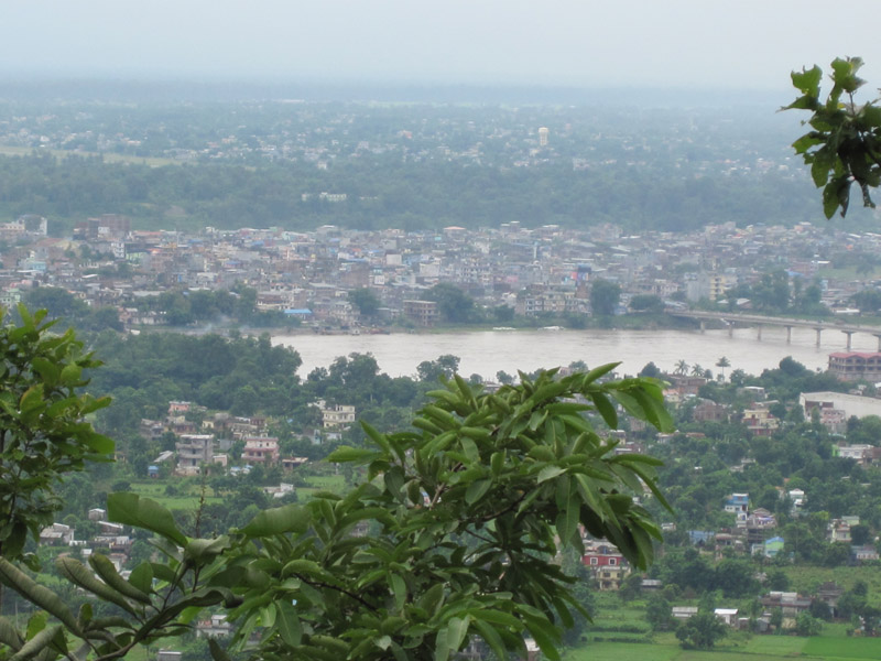 Thị trấn Gaindakot gần Bharatpur