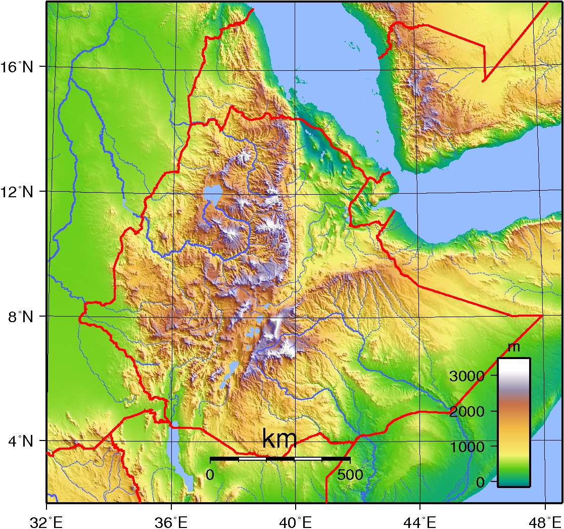 Topografi Ethiopia