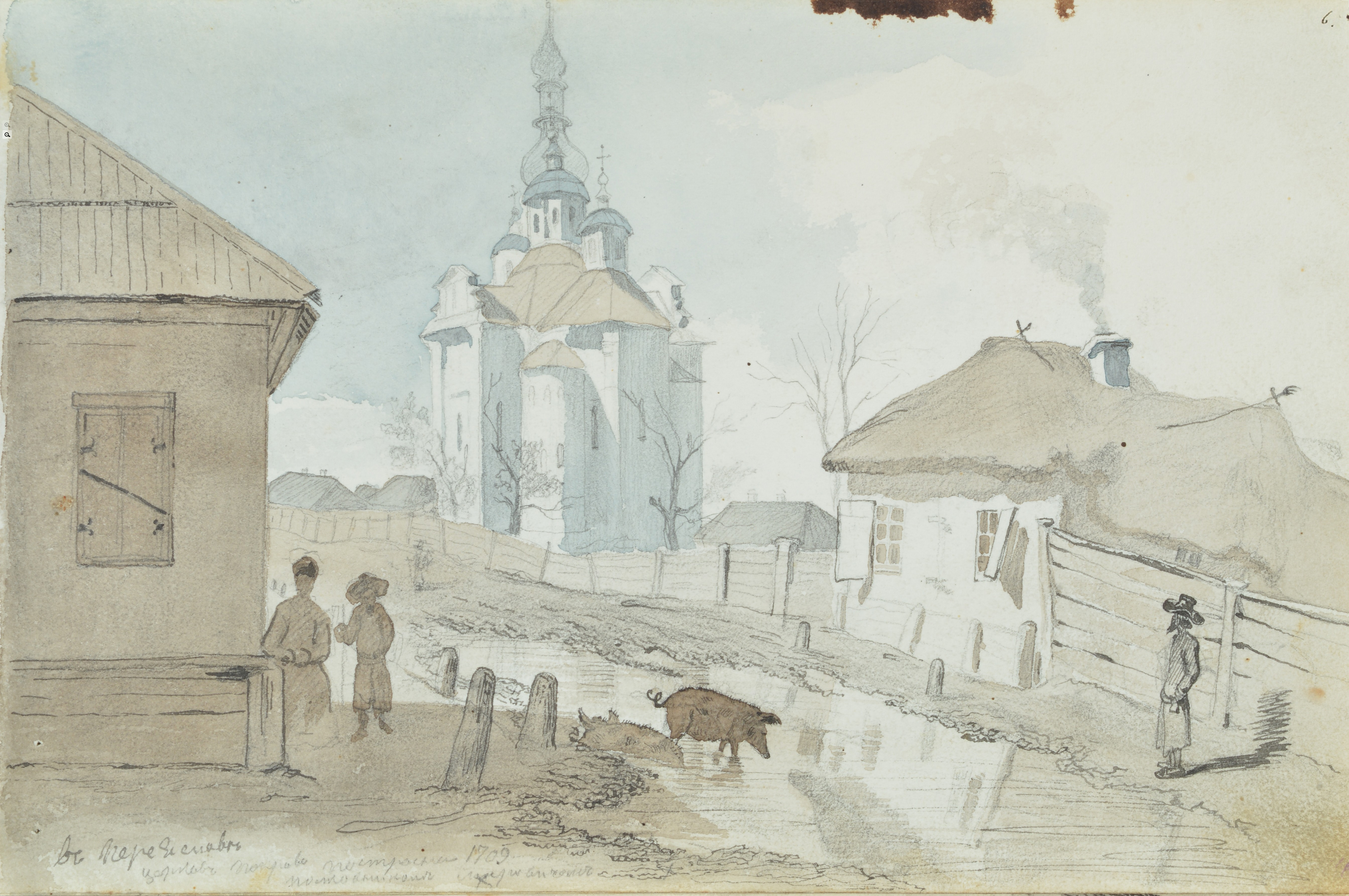 Intercession Church of the Mother of God in Pereiaslav-Khmelnytskyi, 1845.