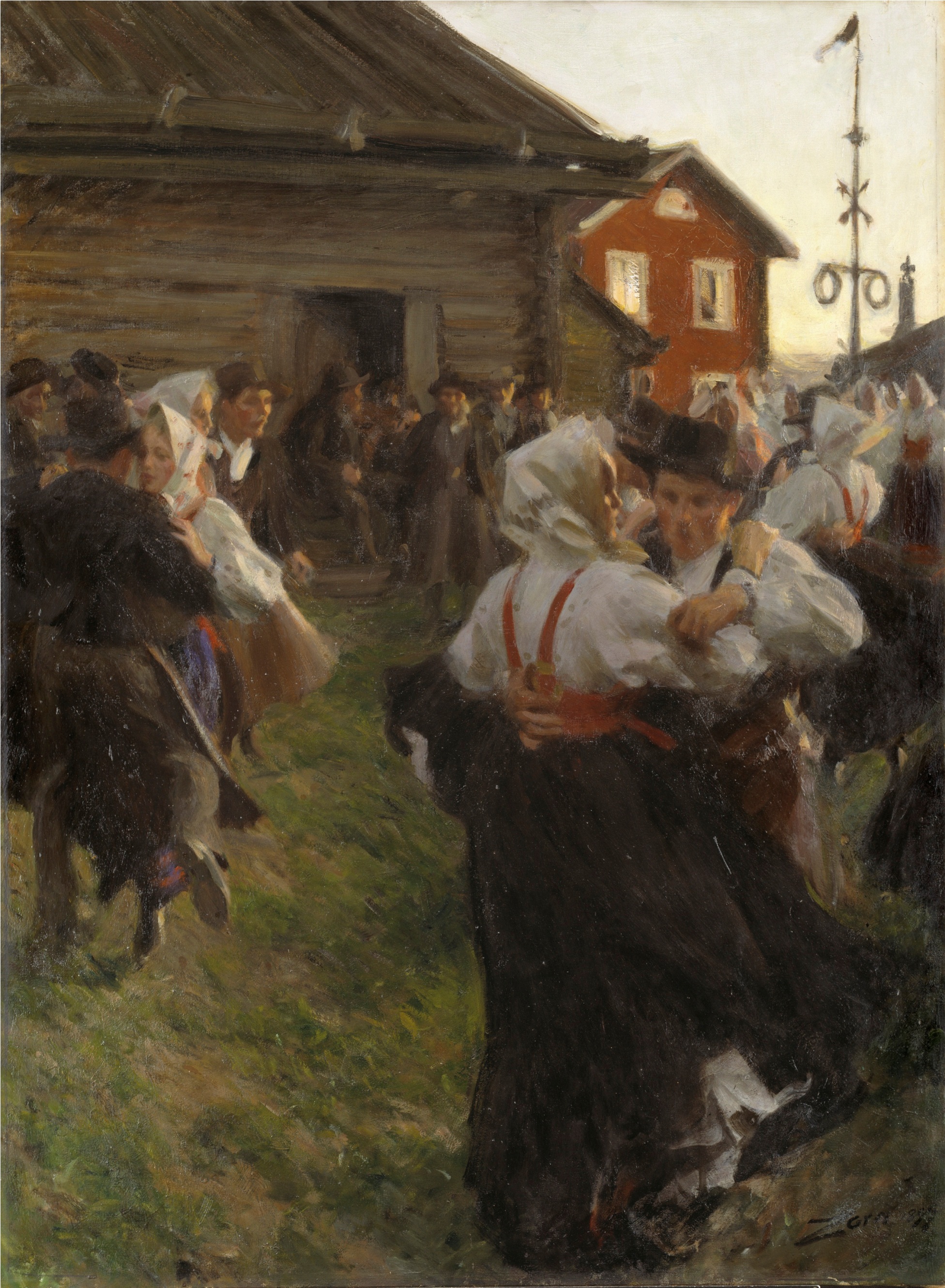 안데르스 소른 작, 《한여름의 춤》(1897년)