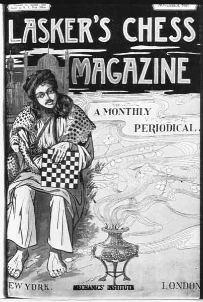 Muka depan Lasker's Chess Magazine dari November 1906.