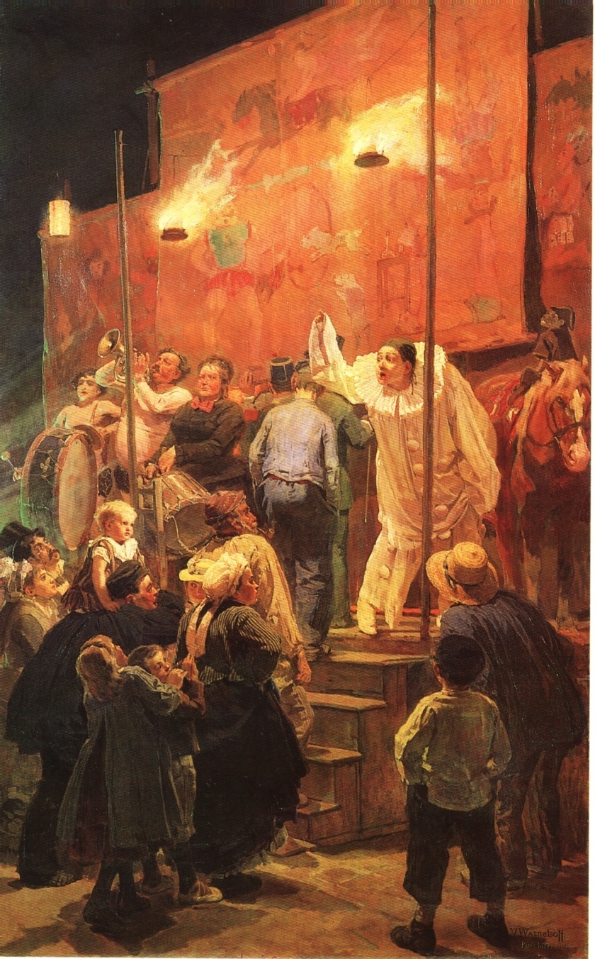 1877년 '곡예사들. 파리 교외의 축제'