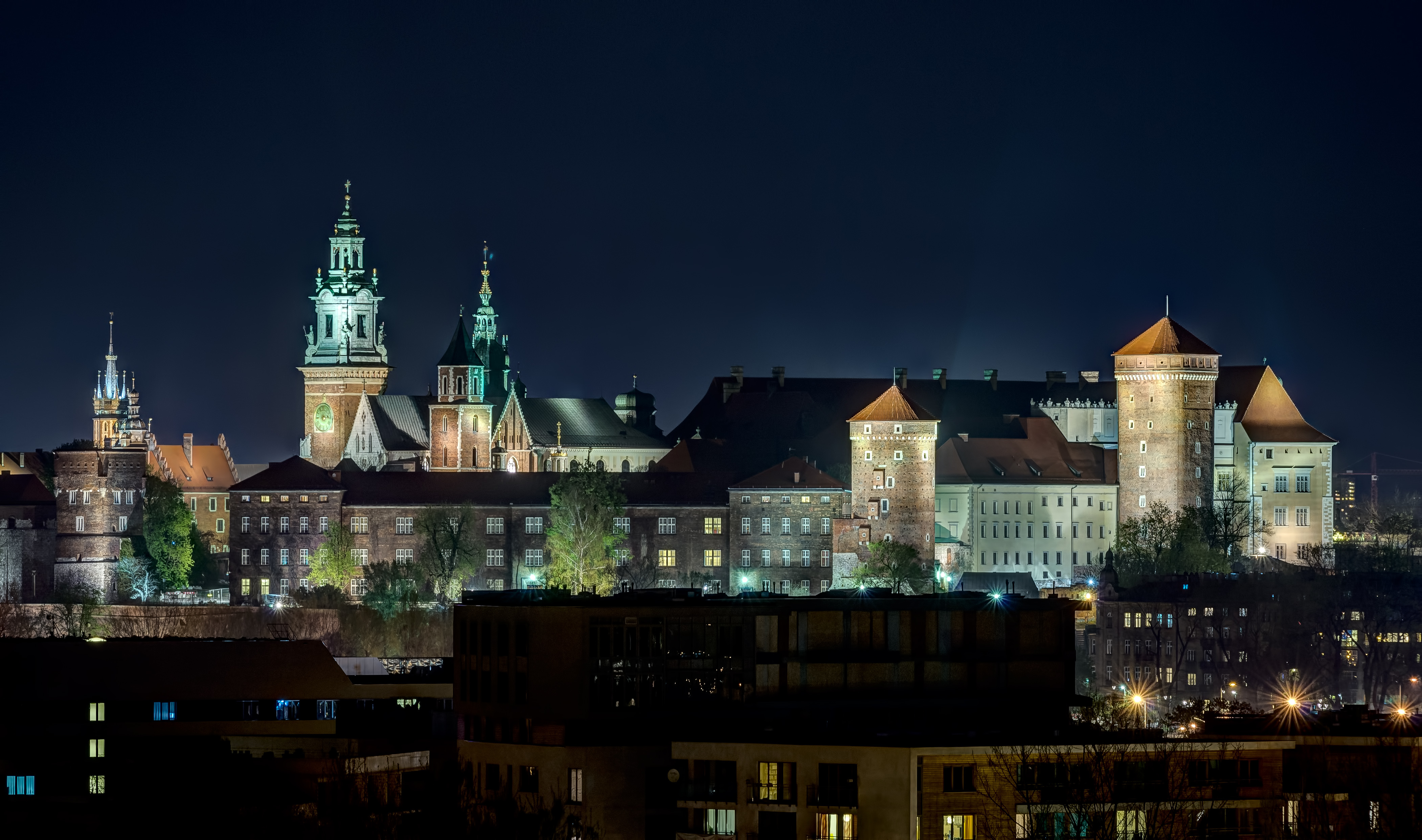 Wawel Castle in Kraków, seat of Polish kings from 1038 until the capital was moved to Warsaw in 1596