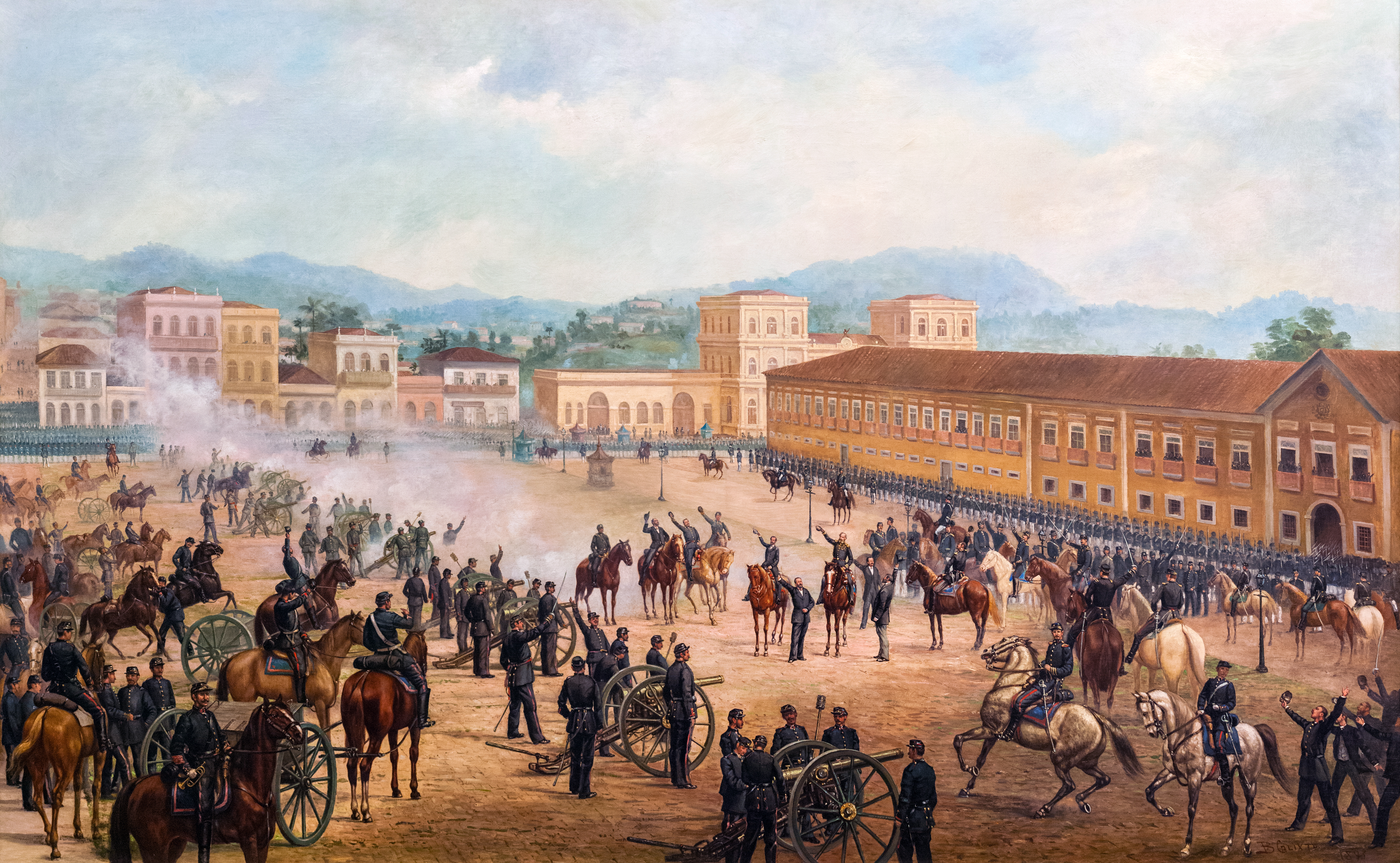 Proclamation of the Republic, 1893, oil on canvas by Benedito Calixto.