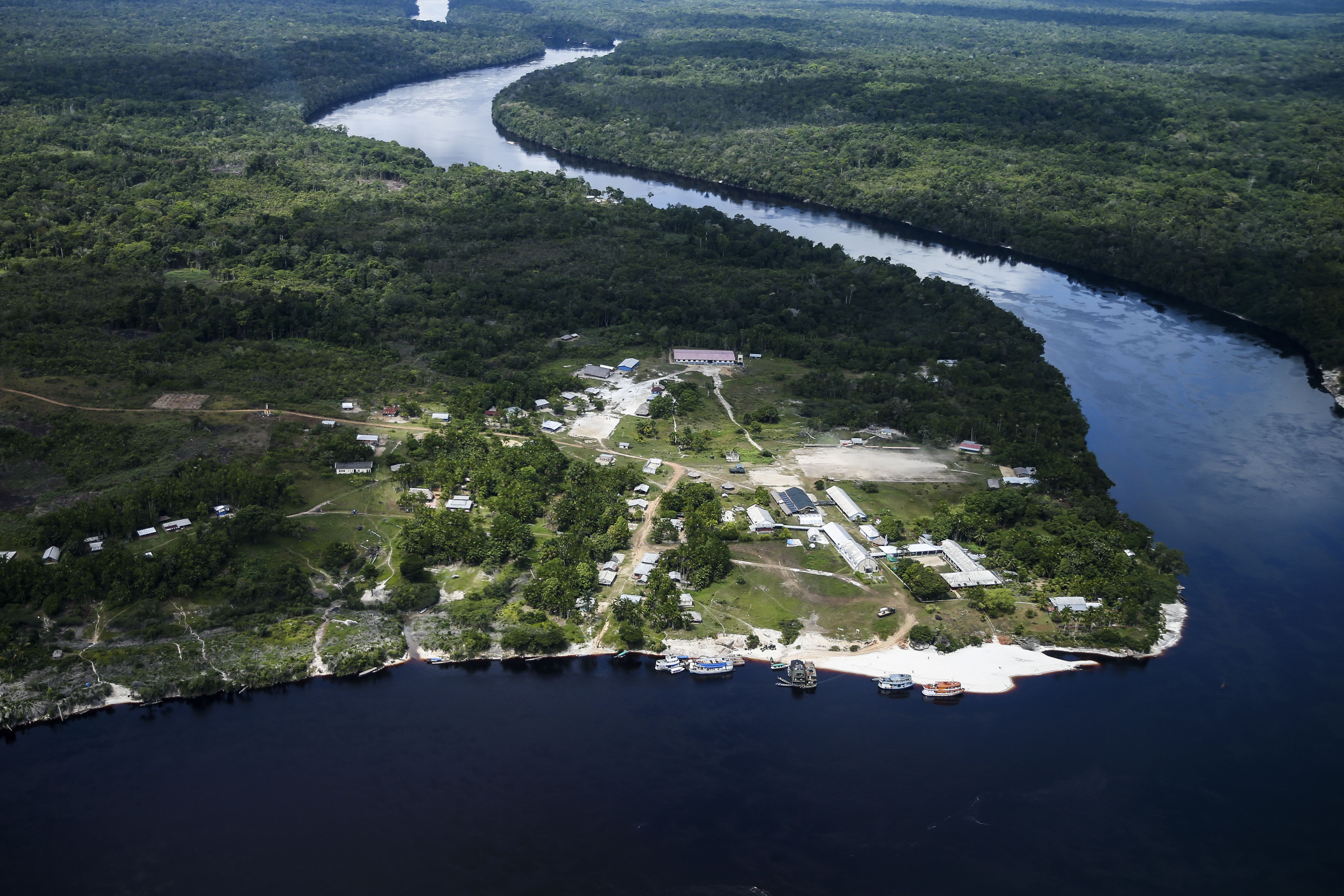 Alto Rio Negro Indigenous Territory, in São Gabriel da Cachoeira, Amazonas, where Nheengatu, Tucano and Baniwa are co-official languages.