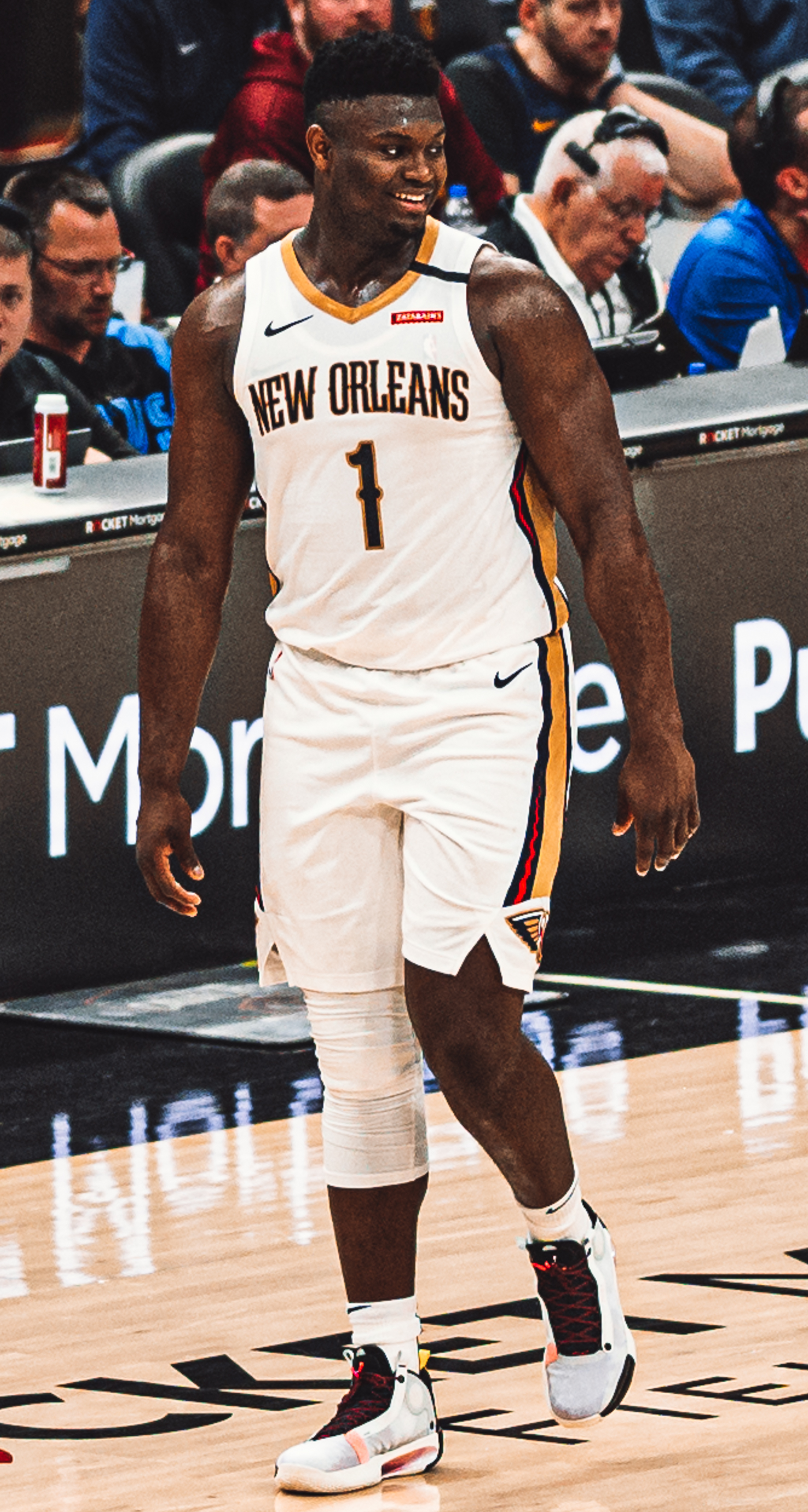 Zion Williamson with the New Orleans Pelicans in 2020