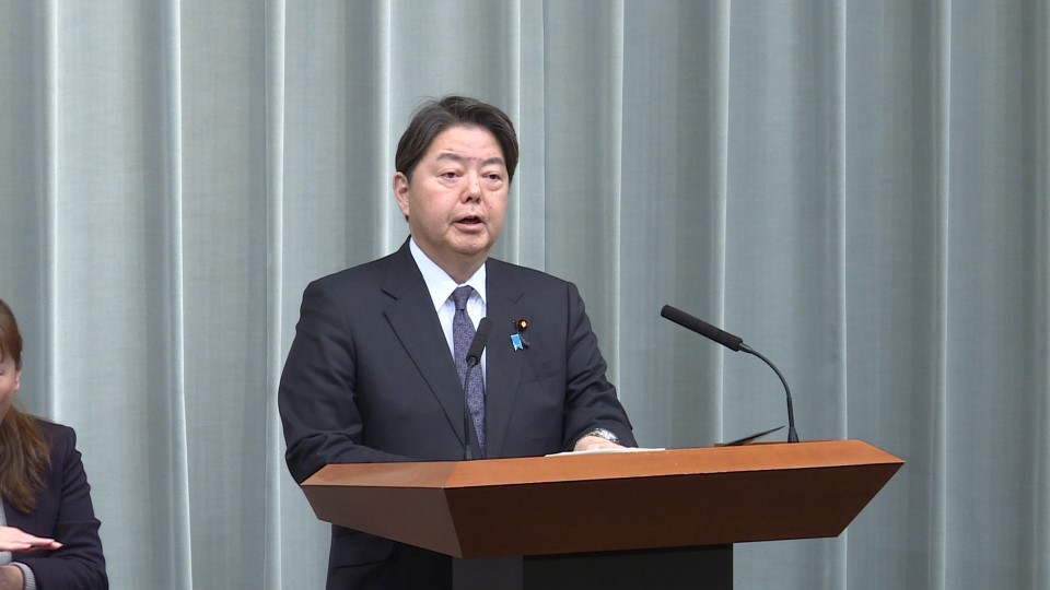 2024년 1월 1일 레이와 6년 노토반도 지진에 대한 기자회견에서