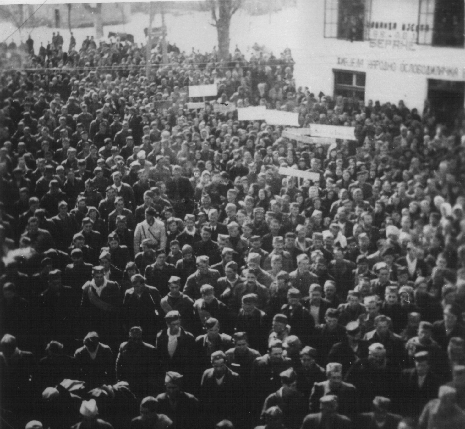 Majelis Rakyat Agung pada kesempatan pendirian Brigade Montenegro Kedelapan di Berane, 25 Februari 1944.
