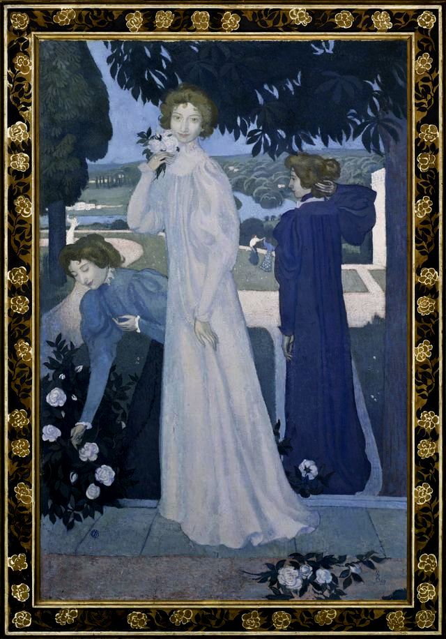 세 가지 모습의 이본 르롤 초상화 (1897)