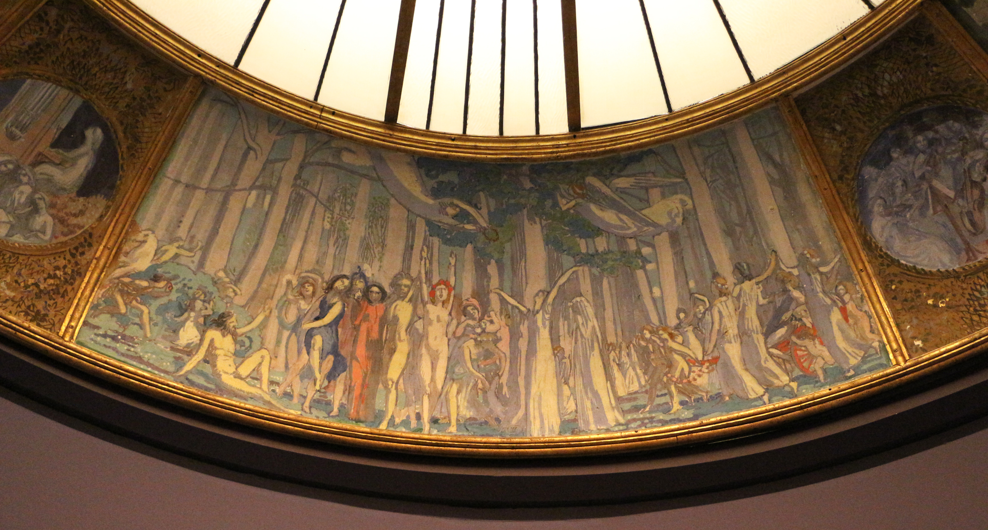 Portion of the mural for the cupola of the Théâtre des Champs-Élysées, Paris (1908-1911)