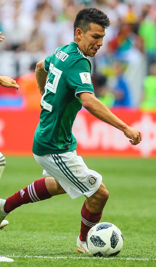 2018년 FIFA 월드컵에서 독일을 상대로 플레이하는 로사노